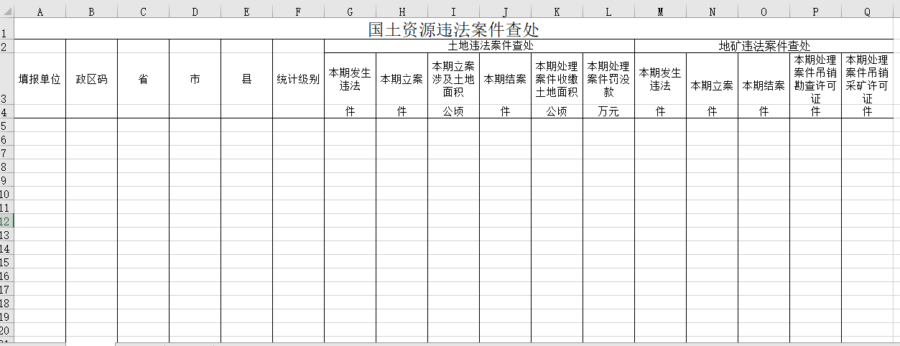 国土资源违法案件查处